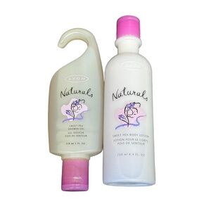 AVON Naturals Sweet Pea Shower Gel Body Lotion‎ New Set 150ml 250ml Floral